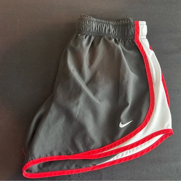 Nike Black and Red Athletic Shorts - Picture 8 of 15